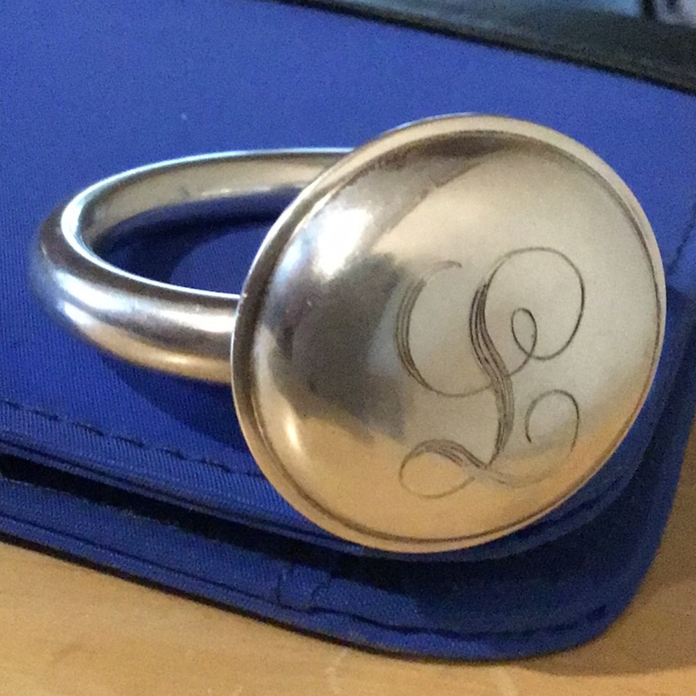 Lunt, Vintage Sterling silver 1179, baby rattle